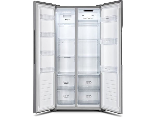 Gorenje NRS8182KX - Kylskåp/frys - sida vid sida - bredd: 83.2 cm - djup: 62.3 cm - höjd: 177.7 cm - 441 liter - Klass E
