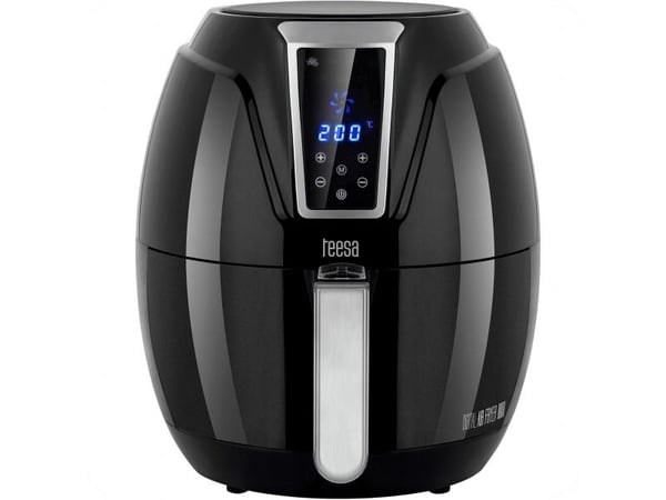 Teesa TSA8046, Varmluftsfrityr, 3,2 l, Single/enkelt, Sort, Berøringskontroll, Enkeltstående