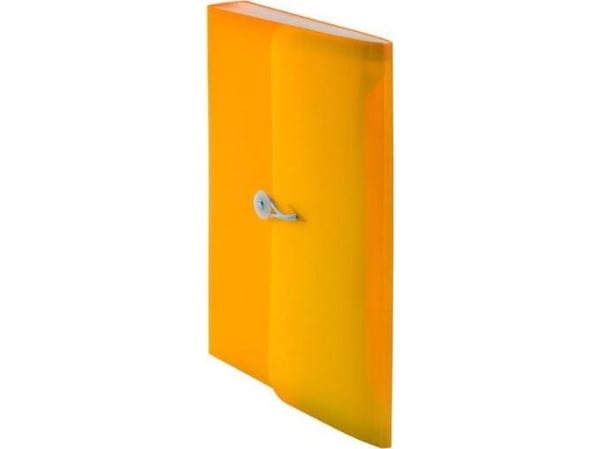 PP akkordmappe med strikk (13) A4 oransje