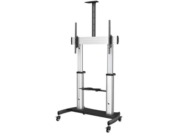 Startech Mobile TV Stand, Heavy Duty TV Cart for 60-100" Display (100kg/220lb), Height Adjustable Rolling Flat Screen Floor Standing on Wheels, Uni...