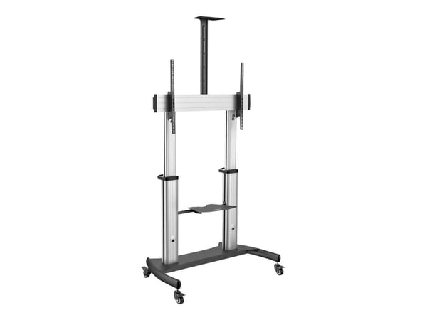Startech Mobile TV Stand, Heavy Duty TV Cart for 60-100" Display (100kg/220lb), Height Adjustable Rolling Flat Screen Floor Standing on Wheels, Uni...