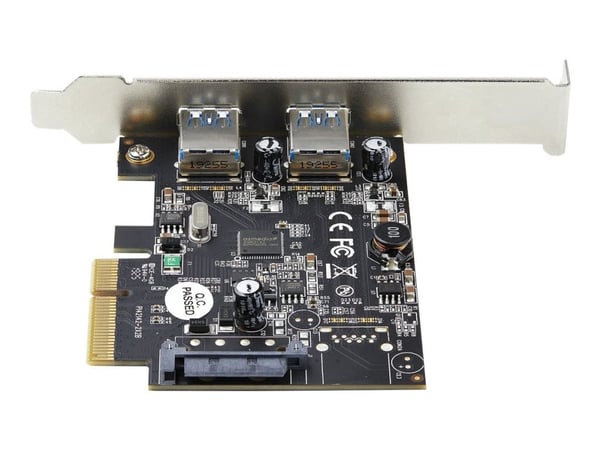 StarTech.com 2-Port USB PCIe Card 10Gbps/portti - USB 3.1/3.2 Gen 2 Type-A PCI Express 3.0 x2 Host Controller Expansion Card - Windows/Linux - USB-...