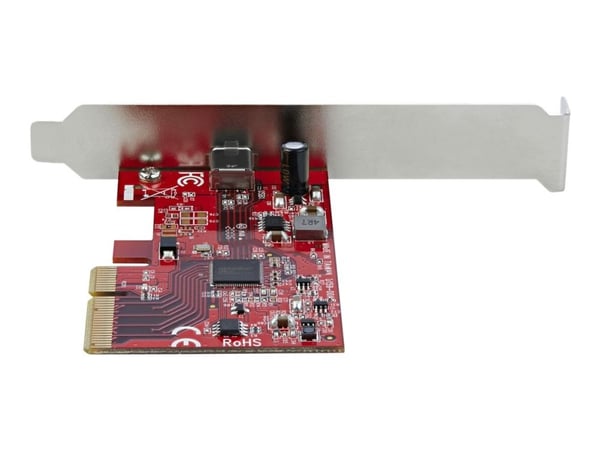 Startech USB 3.2 Gen 2x2 PCIe Card - USB-C 20Gbps PCI Express 3.0 x4 Controller - USB Type-C Add-On PCIe Expansion Card -Windows/Linux - USB-adapte...