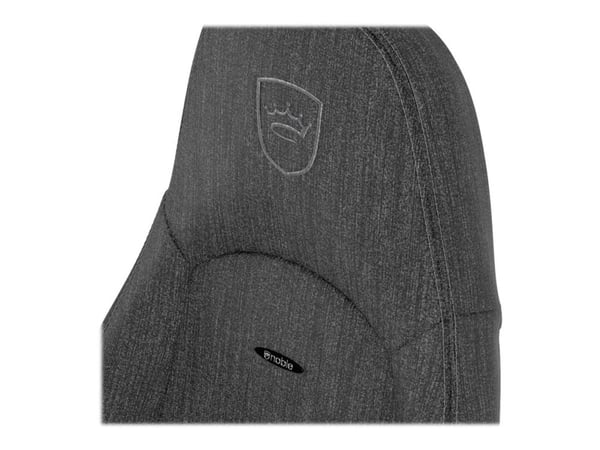 Noblechairs ICON TX - Stol - ergonomisk - armlener - T-formet - tipping - aluminium, polyuretan, stoff, minneskumplast, nylon/polyetylen, kaldskum,...