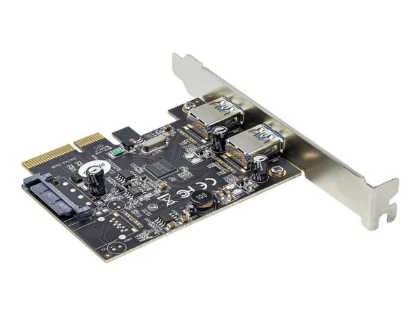 StarTech.com 2-Port USB PCIe Card 10Gbps/portti - USB 3.1/3.2 Gen 2 Type-A PCI Express 3.0 x2 Host Controller Expansion Card - Windows/Linux - USB-...