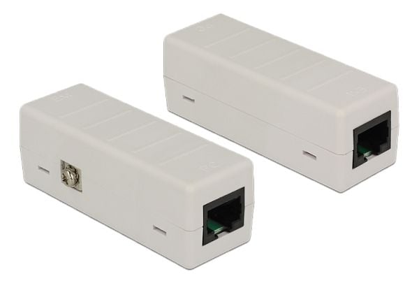 DeLOCK 62619, RJ-45, RJ-45, Harmaa