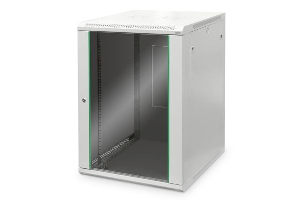 DIGITUS Professional Dynamic Basic Series DN-19 16U-6/6-EC - Skap - veggmonterbar - grå, RAL 7035 - 16U - 19"