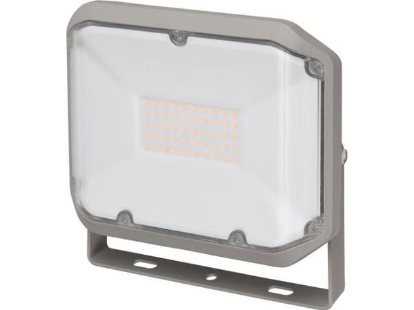 Brennenstuhl AL 3050 - Flomlys - LED - 30 W - klasse E - varmt hvitt lys - 3000 K - flat - grå