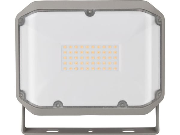 Brennenstuhl AL 3050 - Flomlys - LED - 30 W - klasse E - varmt hvitt lys - 3000 K - flat - grå