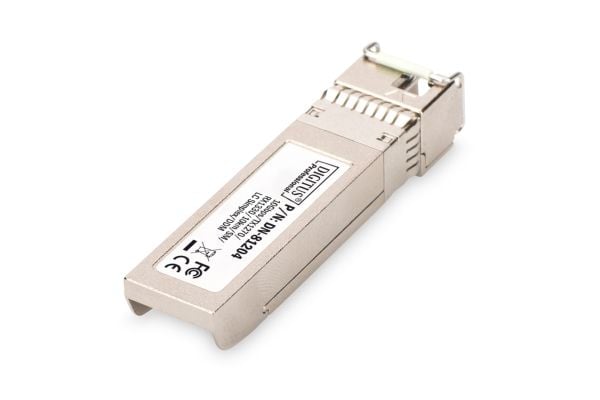 DIGITUS Professional DN-81204 - SFP+ transceivermodul - 10GbE - LC-enkeltmodus - opp til 10 km - 1270 (TX) / 1330 (RX) nm