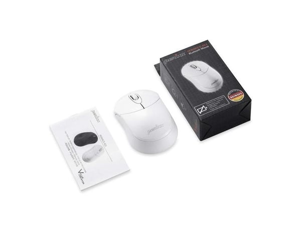 Perixx 11538, Optinen, Bluetooth, 1000 DPI, Valkoinen