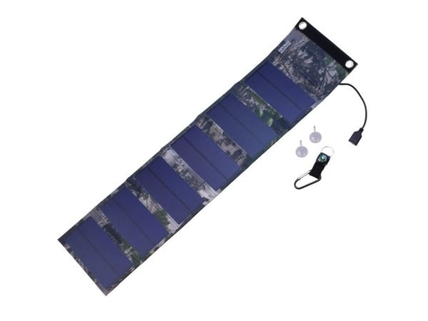 PowerNeed ES-6, 9 W, Yksikiteinen pii, Vihreä, Retkeily, Telttailu, Patikointi, Metsästys, 320 g, 15,5 cm