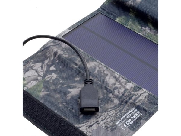 PowerNeed ES-6, 9 W, Yksikiteinen pii, Vihreä, Retkeily, Telttailu, Patikointi, Metsästys, 320 g, 15,5 cm