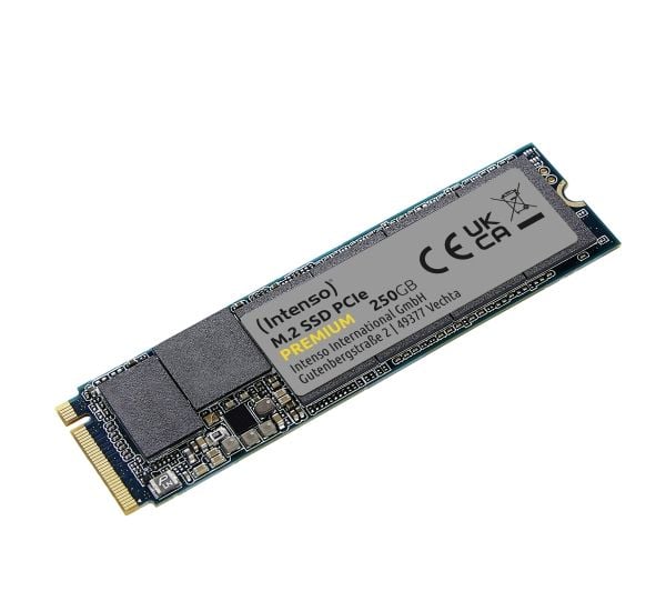 Intenso PREMIUM - SSD - 250 GB - intern - M.2 2280 - PCIe 3.0 x4 (NVMe)