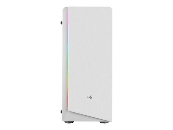 AeroCool Rift - Tower - ATX - sidepanel med vindu - ingen strømforsyning (ATX) - hvit - USB/lyd