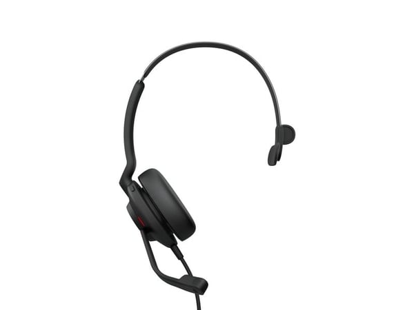 Jabra Evolve2 30 MS Mono - Hodesett - on-ear - kablet - USB - Certified for Microsoft Teams