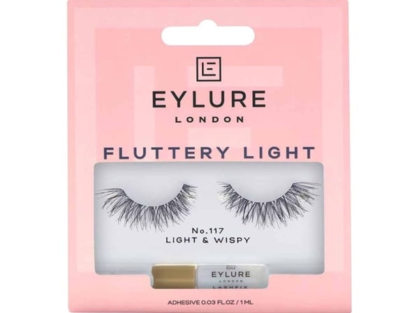 Eylure Naturalite Strip Eyelashes Texture Artificial Eyelashes With Glue Filling Effect 117