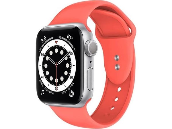 Crong CRG-40LQB-COR, Band, Smartklokke, Koral, Apple, Watch 38/40/41 mm, Silikon