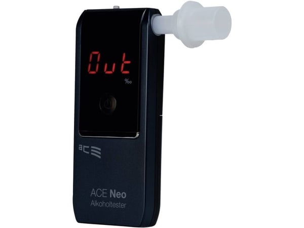ACE Neo Alkoholtester Navy 0 til 4 ‰ inkl. näytölle