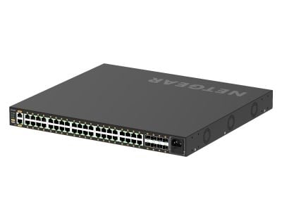NETGEAR AV Line M4250-40G8F-PoE+ - Switch - L3 - Styrt - 40 x 10/100/1000 (PoE+) + 8 x 1000Base-X SFP - side til side-luftflyt - rackmonterbar - Po...
