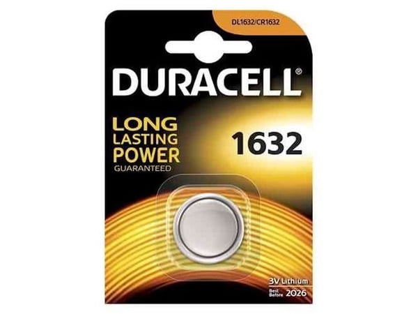 Duracell - Batteri CR1632 - Li - 137 mAh