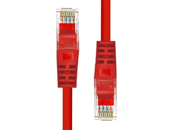 ProXtend - Koblingskabel - RJ-45 (hann) til RJ-45 (hann) - 7 m - UTP - CAT 5e - formstøpt, uten hindringer - rød