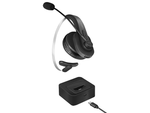 LogiLink BT0059, Trådløs, Kontor/kundesenter, 20 - 20000 Hz, 180 g, Hodesett, Sort