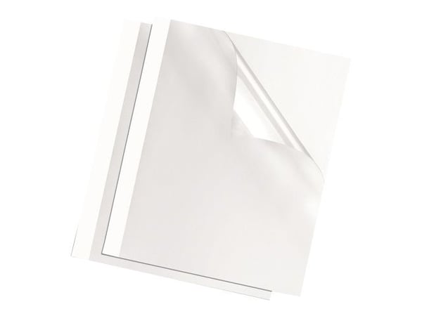 Fellowes Standing - 6 mm - A4 (210 x 297 mm) - 60 ark - 150 mikroner - hvit - 200 g/m² - 100 stk termobindeperm
