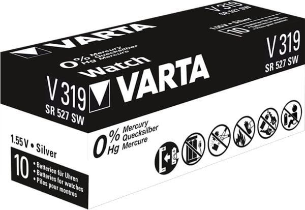Varta - Batteri SR527SW - Zn/Ag2O - 23 mAh