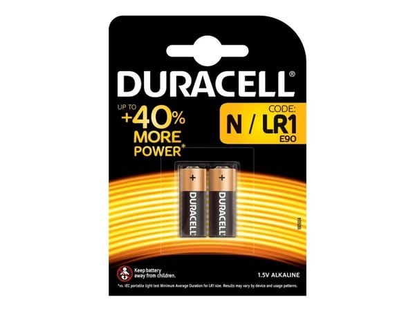 Duracell Security MN9100 - Batteri 2 x N - Alkalisk