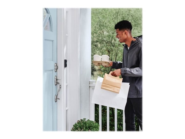 Ring Video Doorbell Wired, Musta, Koti, 2 MP, 150°, 90°, 1080p