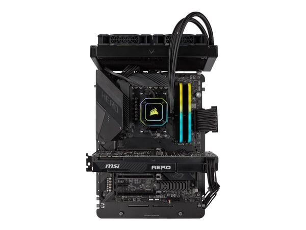 CORSAIR Vengeance RGB RS - DDR4 - sett - 32 GB: 2 x 16 GB - DIMM 288-pin - 3200 MHz / PC4-25600 - CL16 - 1.35 V - ikke-bufret - ikke-ECC - svart