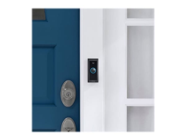 Ring Video Doorbell Wired, Musta, Koti, 2 MP, 150°, 90°, 1080p