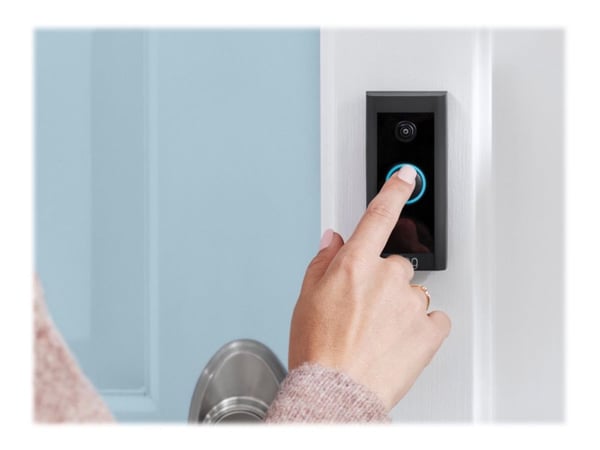 Ring Video Doorbell Wired, Musta, Koti, 2 MP, 150°, 90°, 1080p