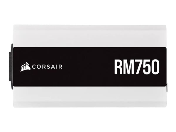 CORSAIR RM White Series RM750 - Strømforsyning (intern) - ATX12V 2.4/ EPS12V - 80 PLUS Gold - AC 100-240 V - 750 watt - Europa - hvit