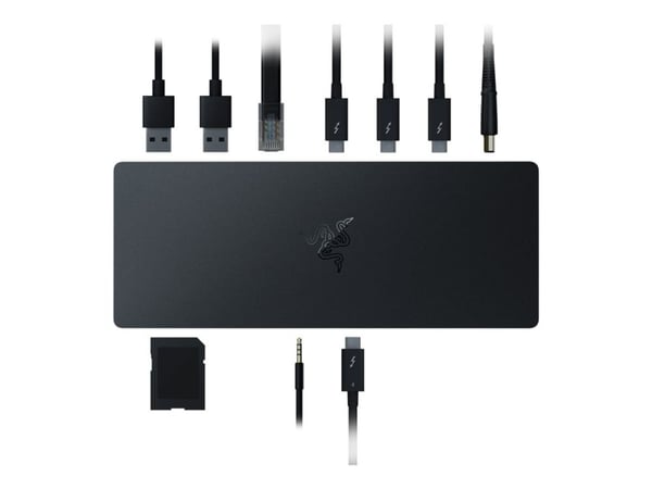 Razer - Dokkingstasjon - Thunderbolt 4 - 4 x Thunderbolt - 1GbE - 135 watt