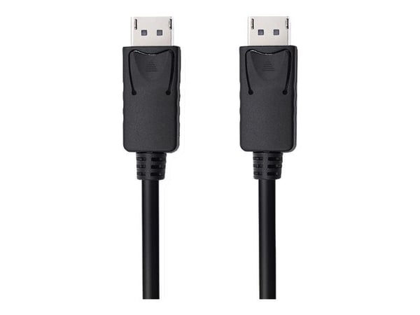 Qoltec - DisplayPort-kabel - DisplayPort (hann) til DisplayPort (hann) - DisplayPort 1.2 - 3 m - 1080p-støtte, 5K 30Hz støtte - svart