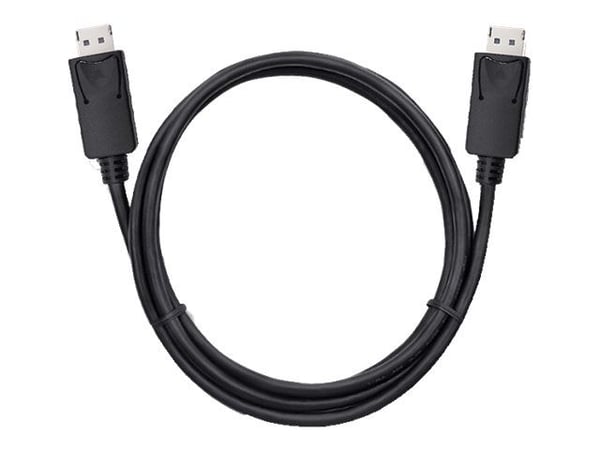 Qoltec - DisplayPort-kabel - DisplayPort (hann) til DisplayPort (hann) - DisplayPort 1.2 - 3 m - 1080p-støtte, 5K 30Hz støtte - svart