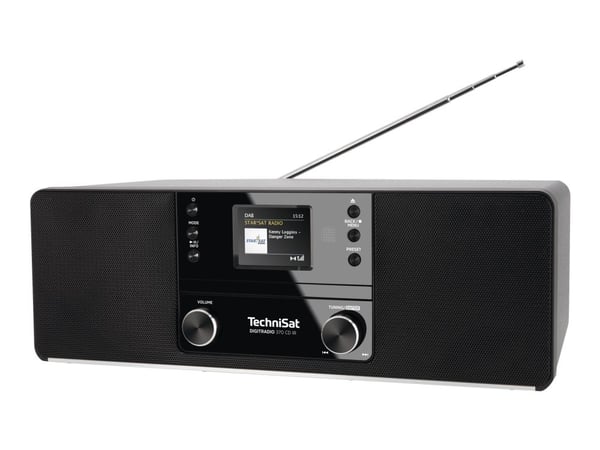 TechniSat DigitRadio 370 CD IR - Lydsystem - 2 x 5 watt - svart