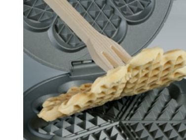Cloer 171, 5 vafler, Hjerte (form), Hvit, 20 cm, 1,27 m, 930 W