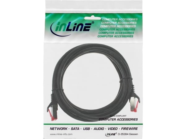 InLine S/FTP Cat.6 0.25m, 0.25 m, Cat6, S/FTP (S-STP), RJ-45, RJ-45