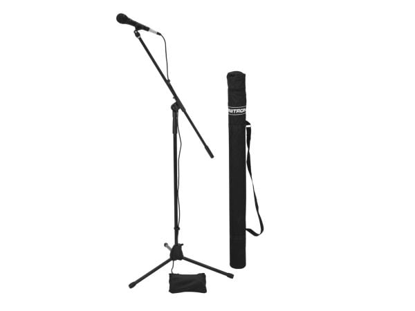 Omnitronic 13995010, Scene/opptreden, Kardioide, Dynamisk, Koblet med ledninger (ikke trådløs), XLR-3, Sort