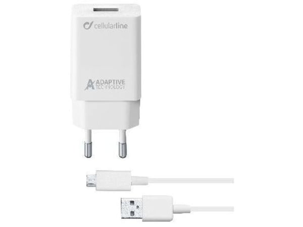 Cellularline 8018080303890, Sisätila, AC, 1 m, Valkoinen