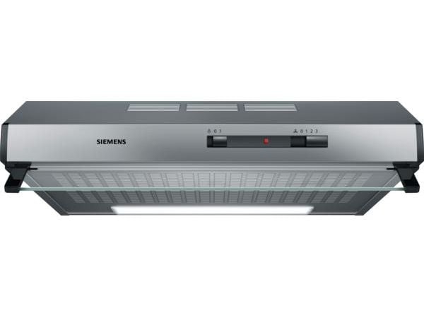 Siemens iQ100 LU62LFA51 - Panser - standard - bredde: 60 cm - dybde: 48.2 cm - ekstraksjon og resirkulasjon (-) - med intern motor - rustfritt stål