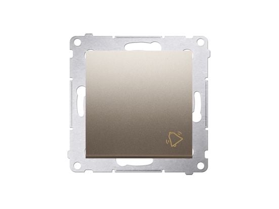 Kontakt-Simon DD1.01/44, Painikekytkin, Muovi, Kulta, IP20, IP44, 250 V, 10 A