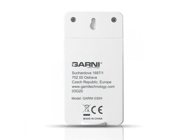 GARNI GARNI030H, Vit, Inomhushygrometer, Inomhustermometer, hygrometer, Termometer, 20 - 95%, -40 - 70 ° C, 60 m