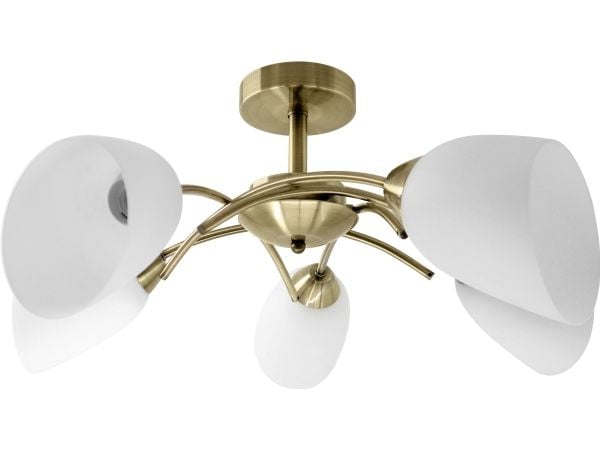 Activejet Classic kattokruunu riipusvalaisin NIKITA Patina 5xE27 olohuoneeseen, 5 lamppua, E27, IP20
