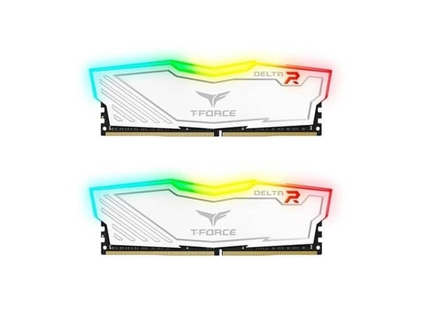 DIMM 16 GB DDR4-3200 (2x 8 GB) Dual-Kit (hvit, TF4D416G3200HC16FDC01, Delta RGB, INTEL XMP)