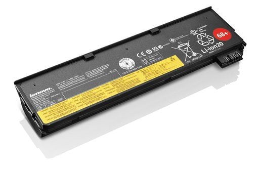 Lenovo ThinkPad Battery 68+ - Batteri til bærbar PC - litiumion - 6-cellers - 6600 mAh - FRU - for ThinkPad L450; L460; L470; P50s; T440; T440s; T4...