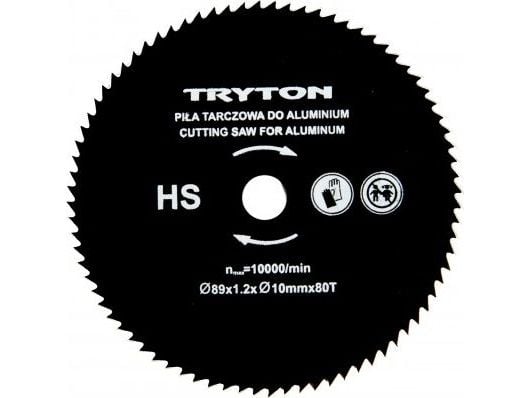 Tryton sett skiver som kutter HSS 89x10 mm til TPW600K 3 stk